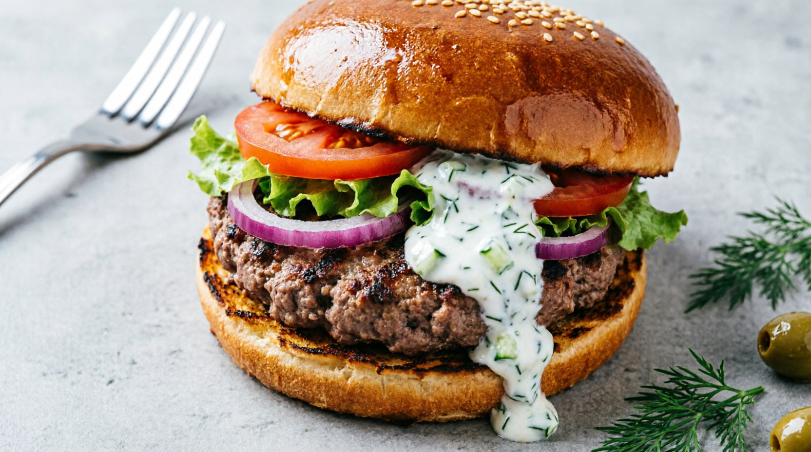 Mediterranean Burger (2)