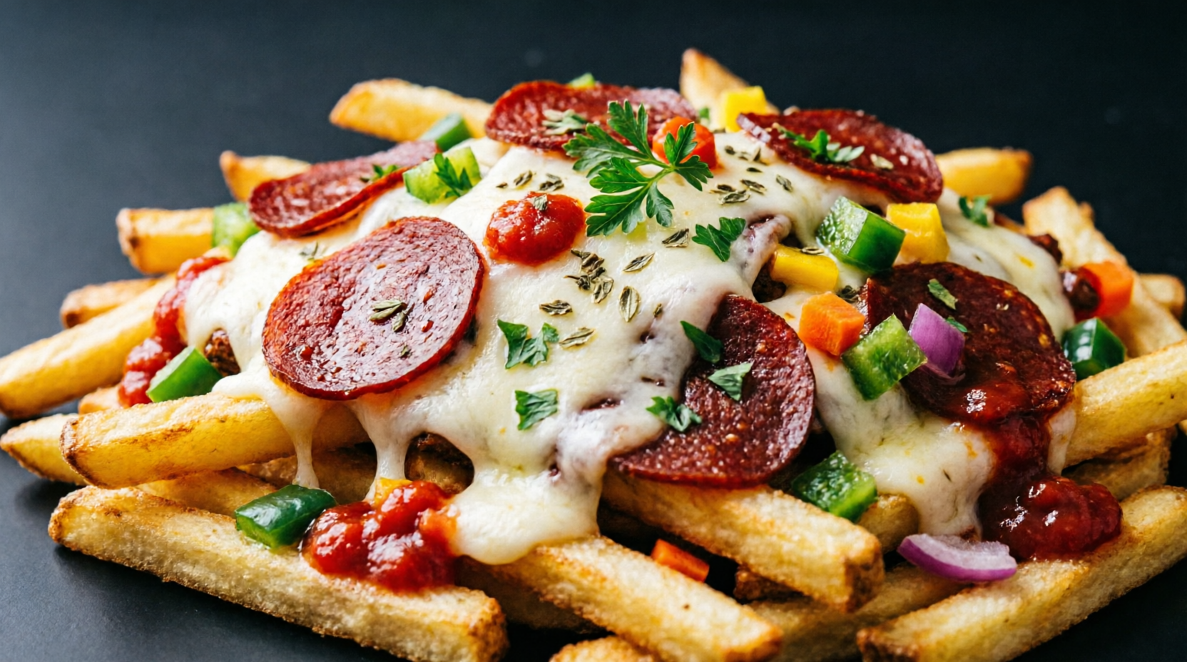 Loaded Pizza Fries