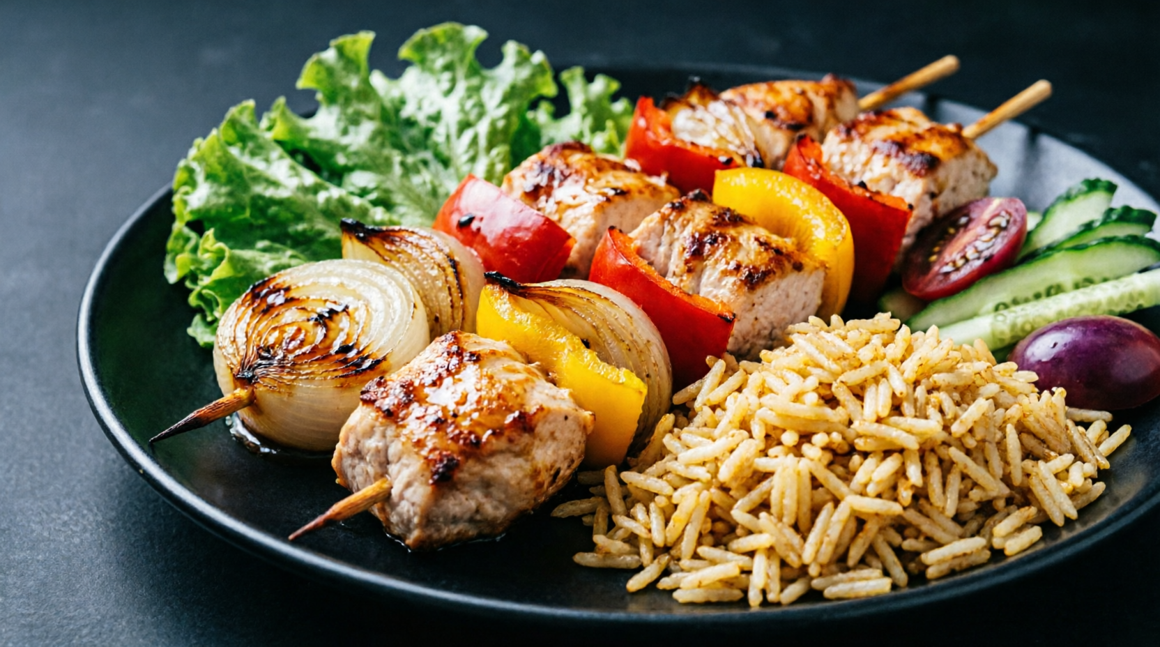 Chicken & Vegetable Kebab