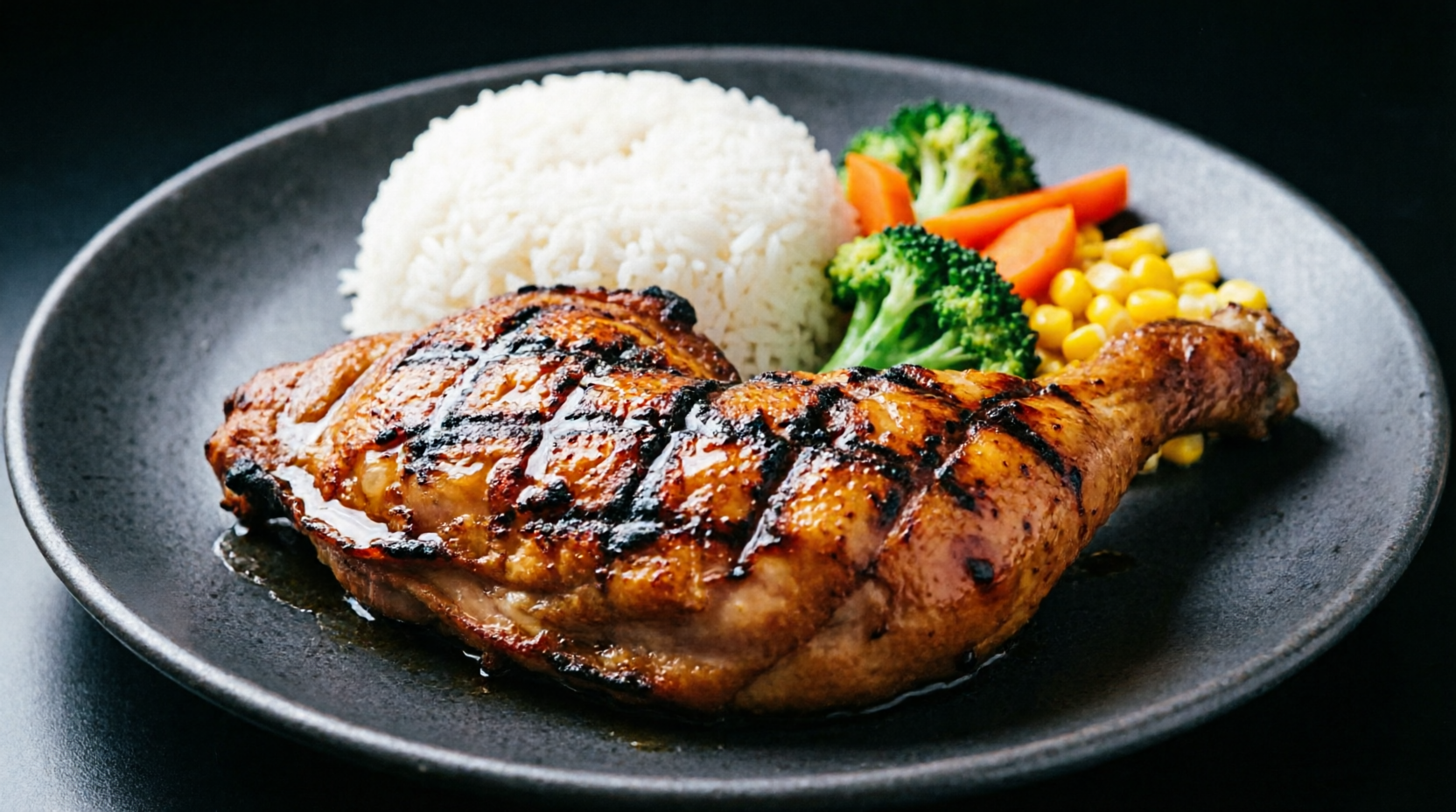 Grilled Chicken Quarters