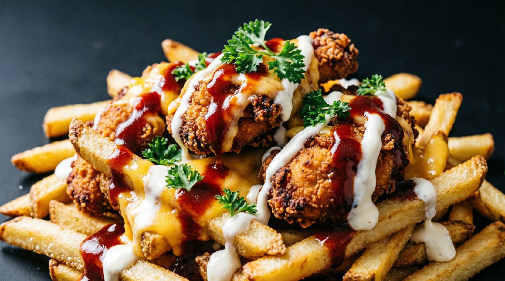 Loaded Fried Chicken Fries
