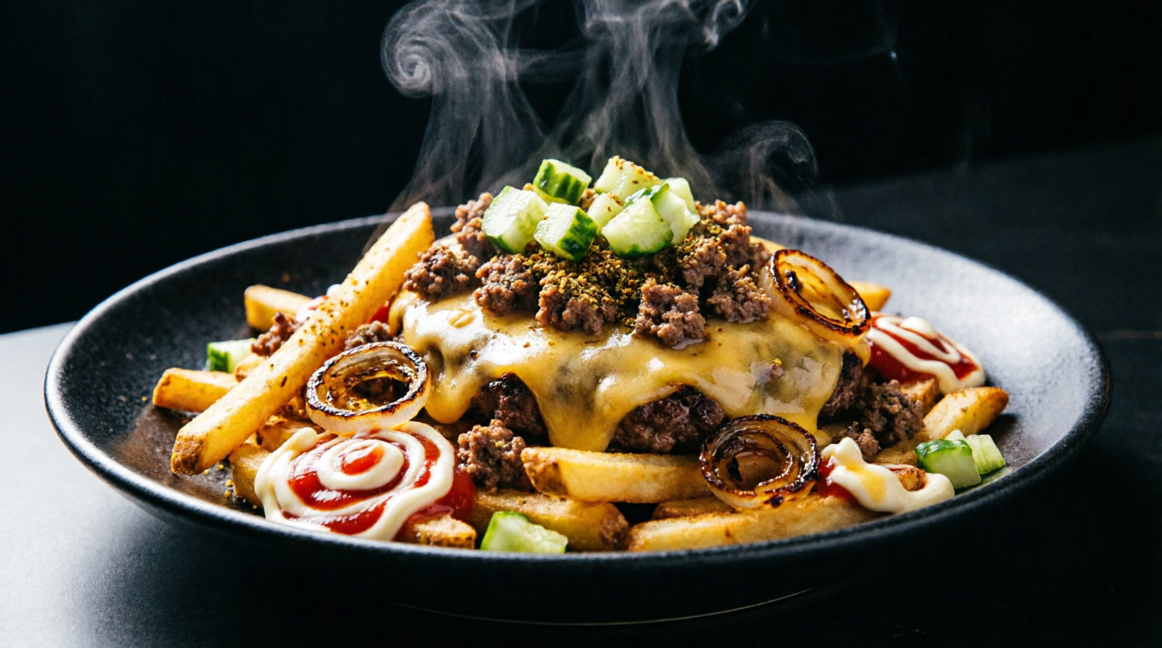 Loaded Cheeseburger Fries